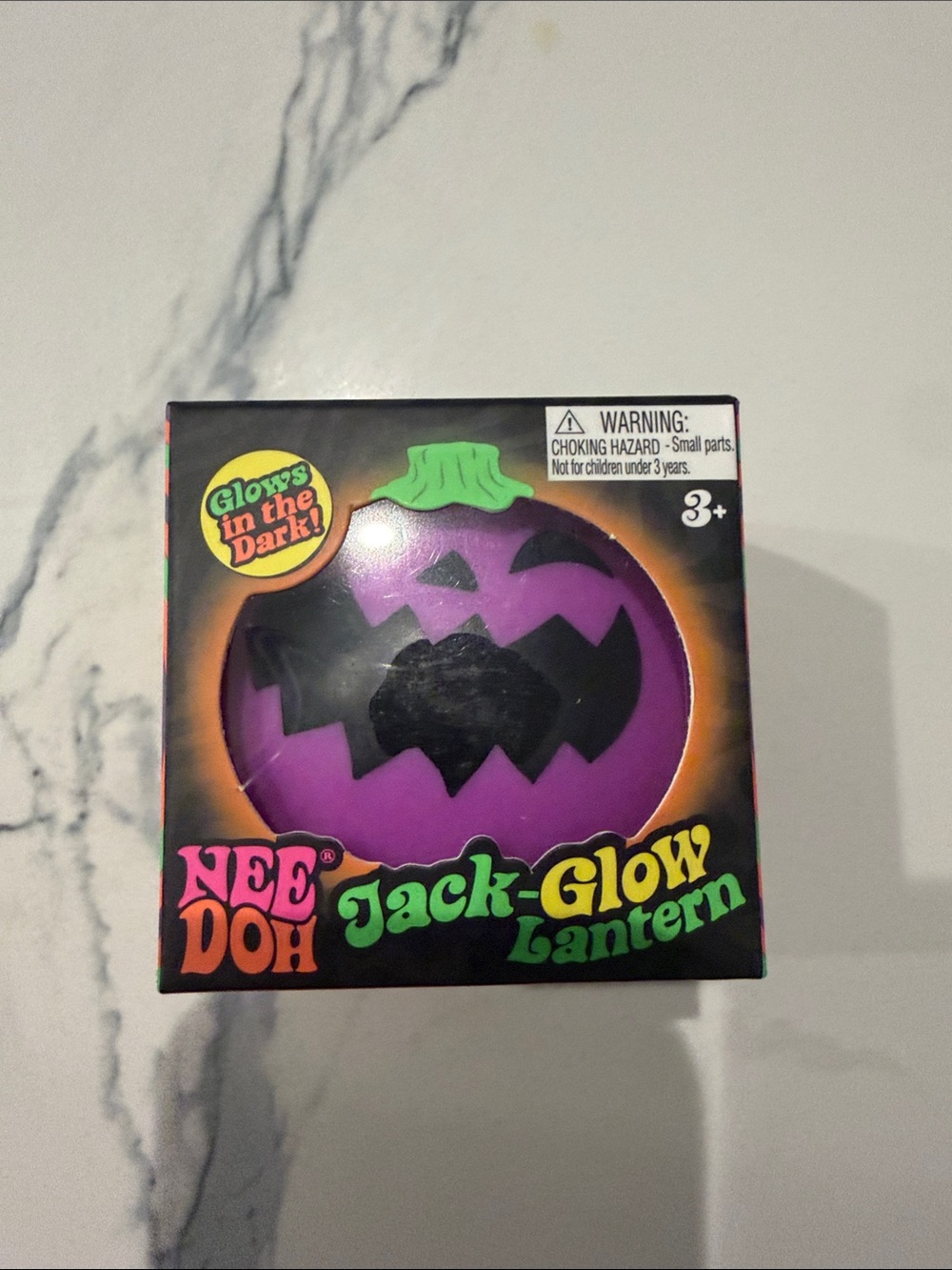 NeeDoh Jack-Glow Lantern Plush Toy - Purple